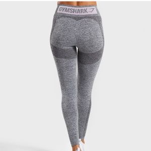 Gymshark Flex High Waisted Leggings - Grey/Pink 